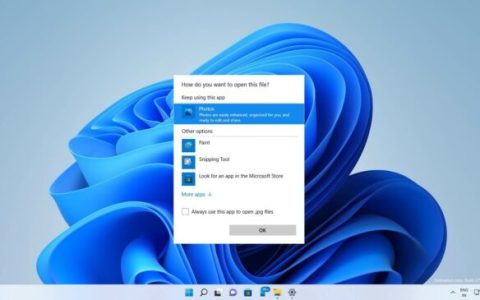 微软正在重新设计 Windows 11 的默认应用选择器工具
