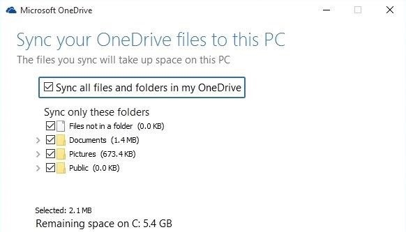 Win10的OneDrive软件怎么同步文件？