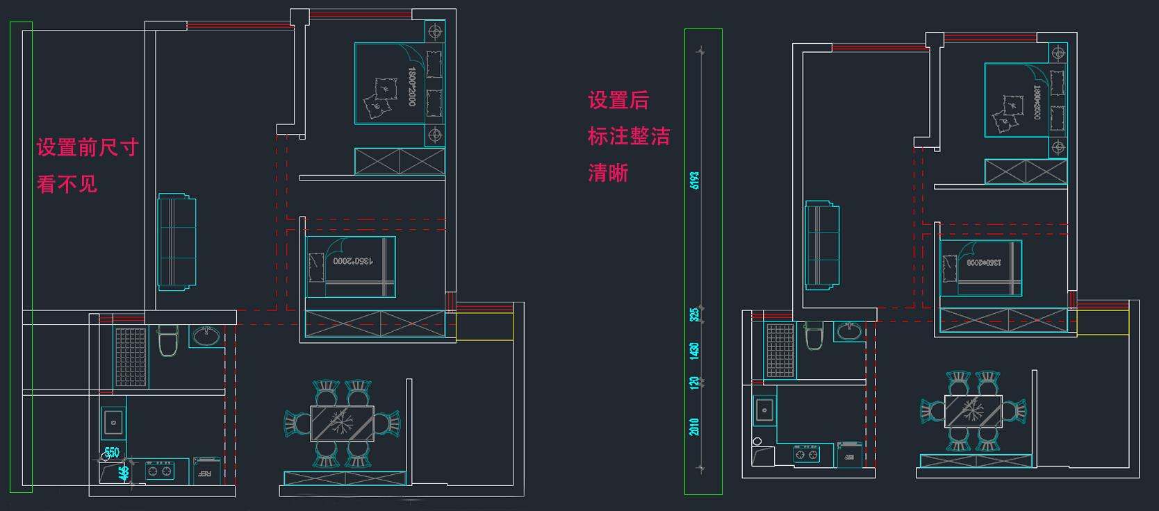 cad测量长度并标注尺寸（新手学习简单易懂）