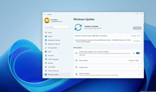 Windows 11 Build 27686 新增 FAT32 格式化支持并引入新功能